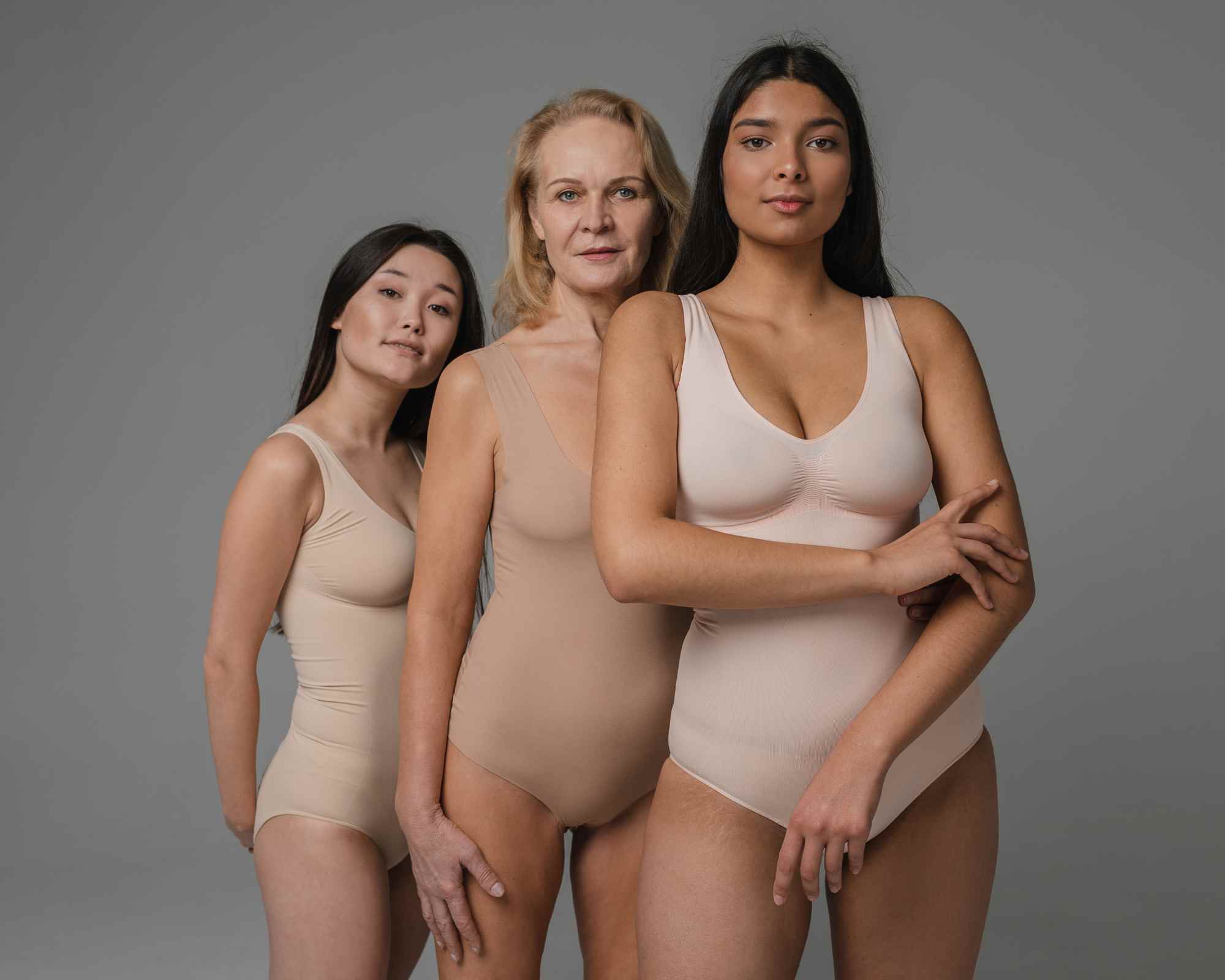 Women wearing shapewear