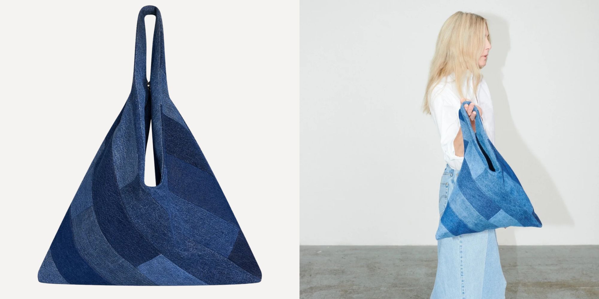 denim tote bag from elv denim