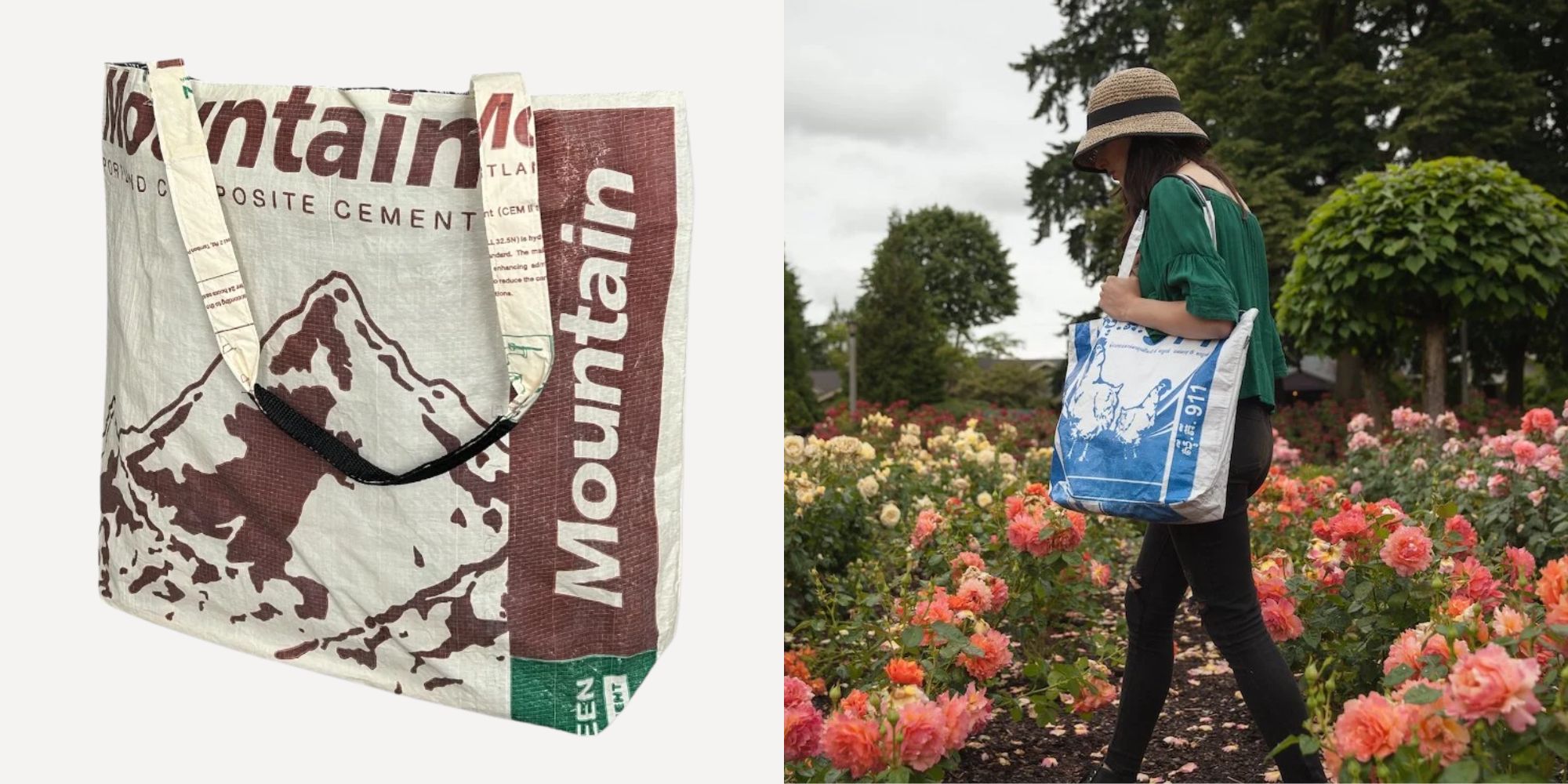 upcycled tote bag from torrain