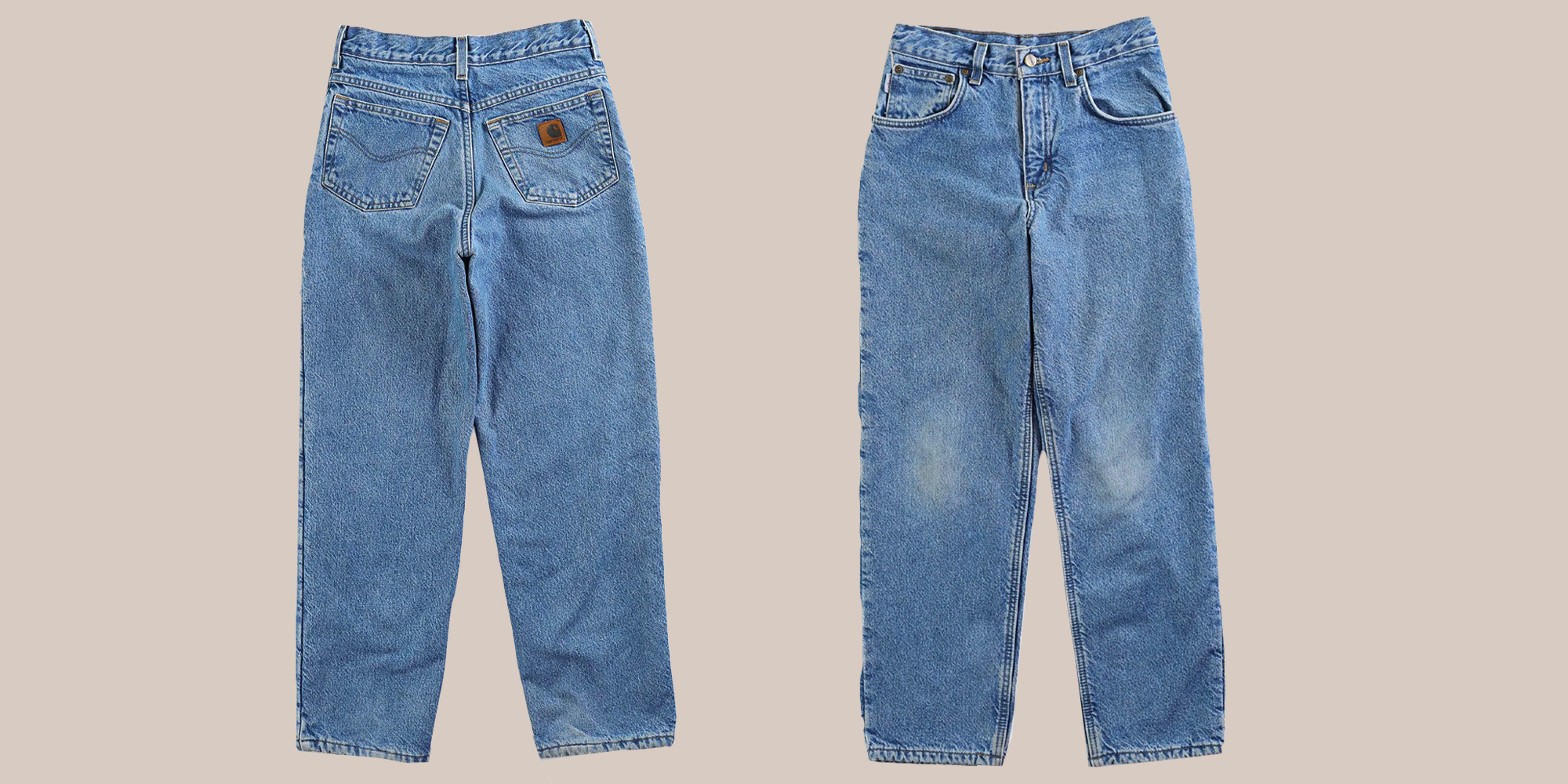 A pair of vintage Carhartt denim by Frankie.