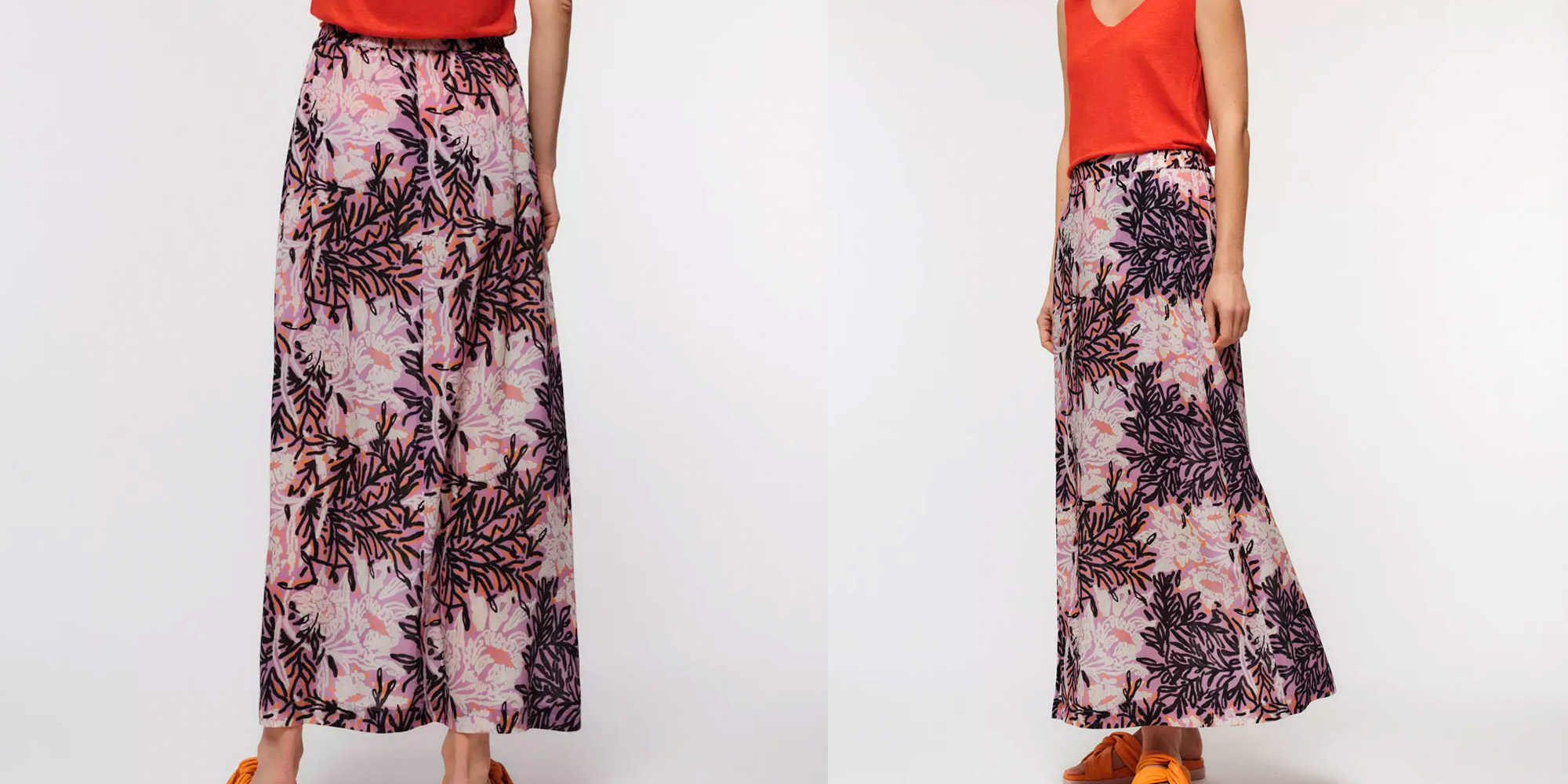 Woman in LANIUS skirt