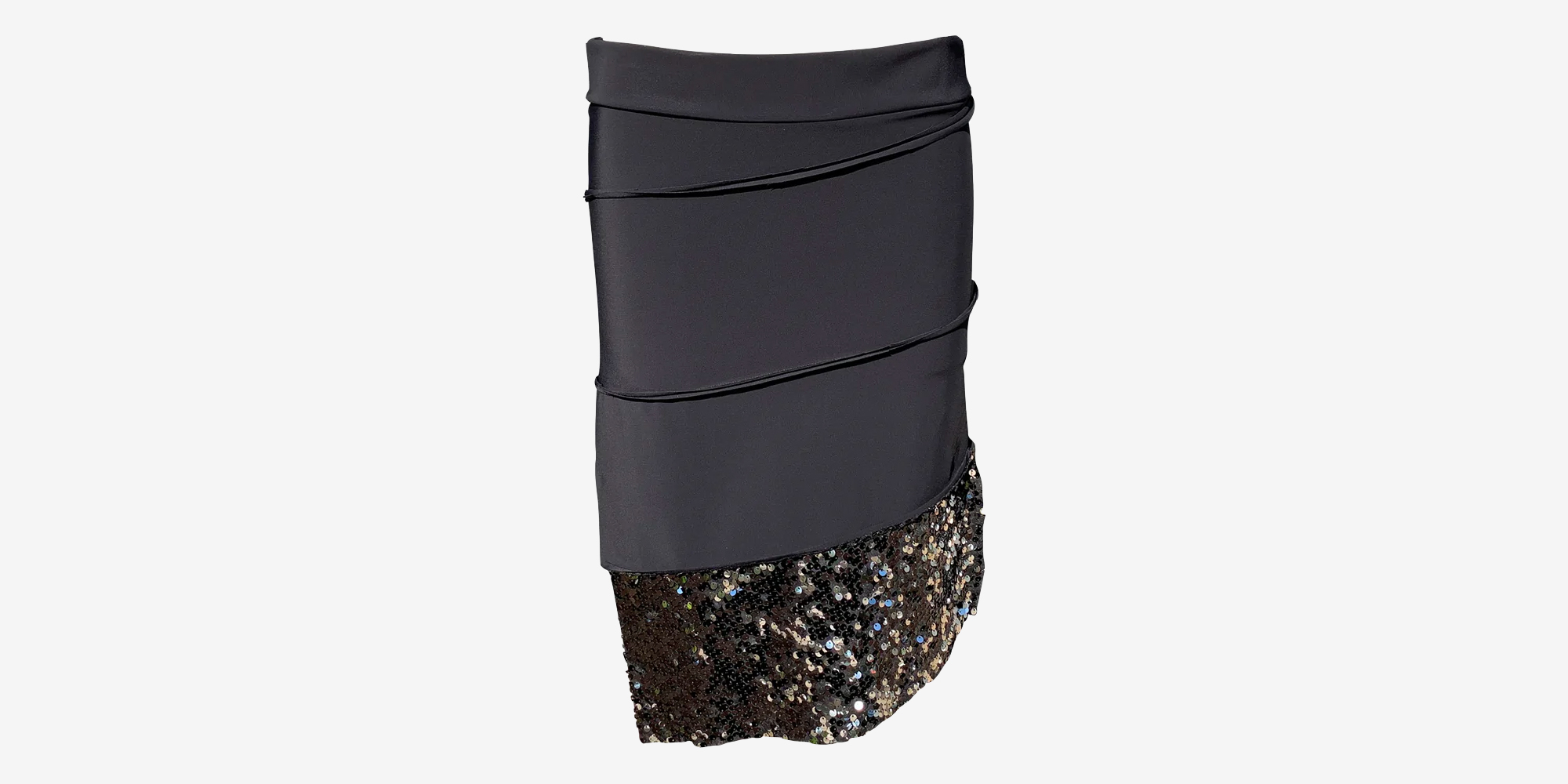 A sustainable sequined skirt by Malaika NY