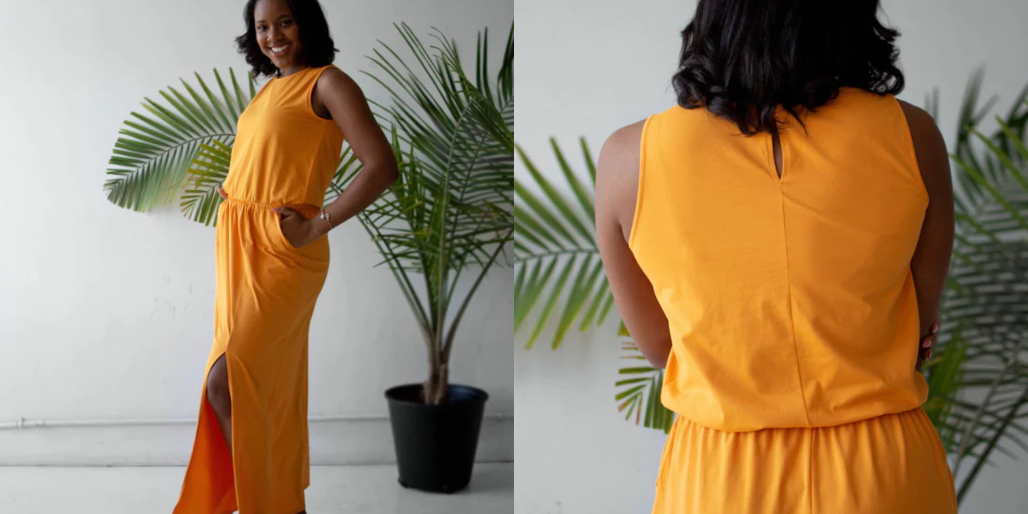 someone in yellow miranda dress by Elegantees