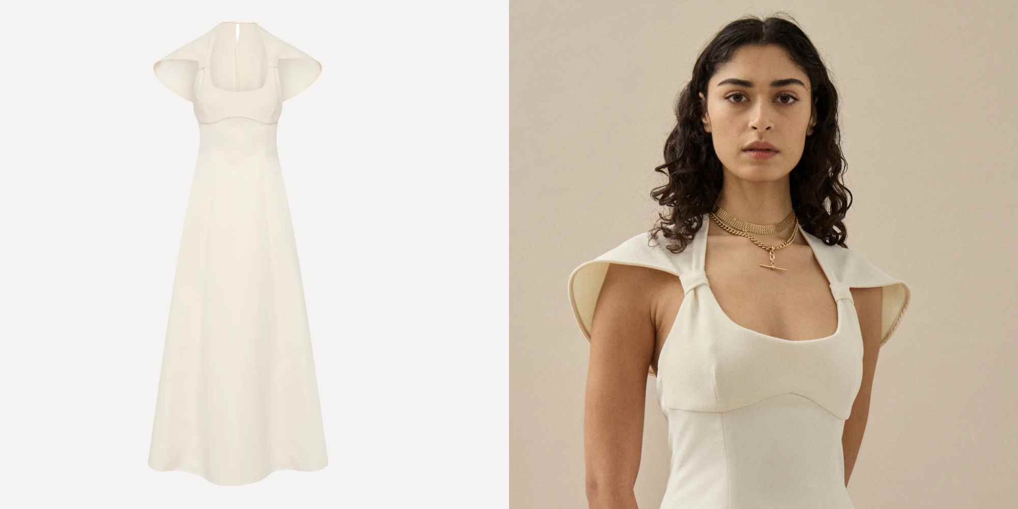 caped dress from maggie marilyn