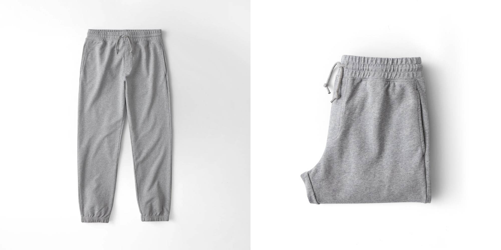 A pair of basic grey joggers from Unrecorded.