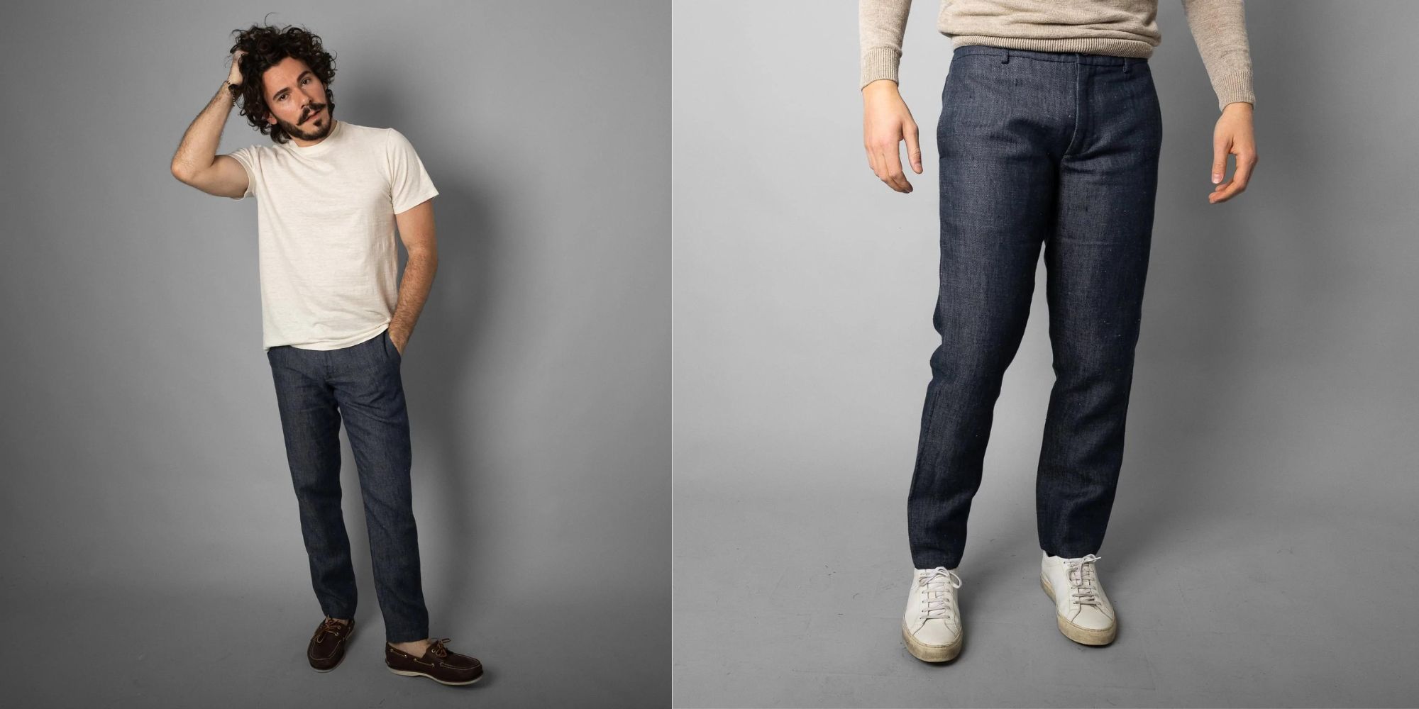 Hemp SOLO pants sustainably designed by Opera Campi.