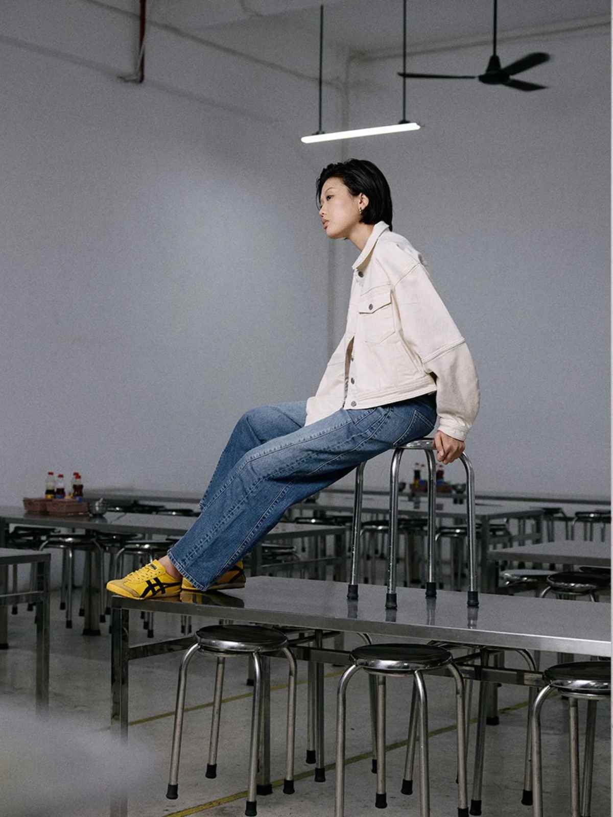 person wearing outfit from dawn denim