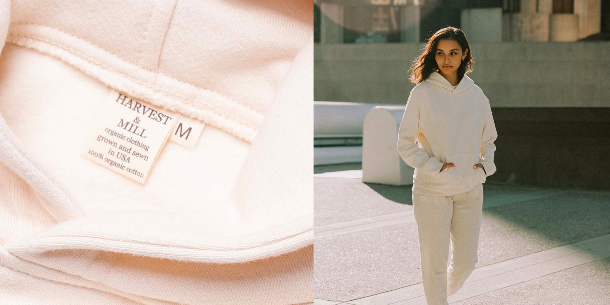 A classic sweatshirt by Harvest & Mill.