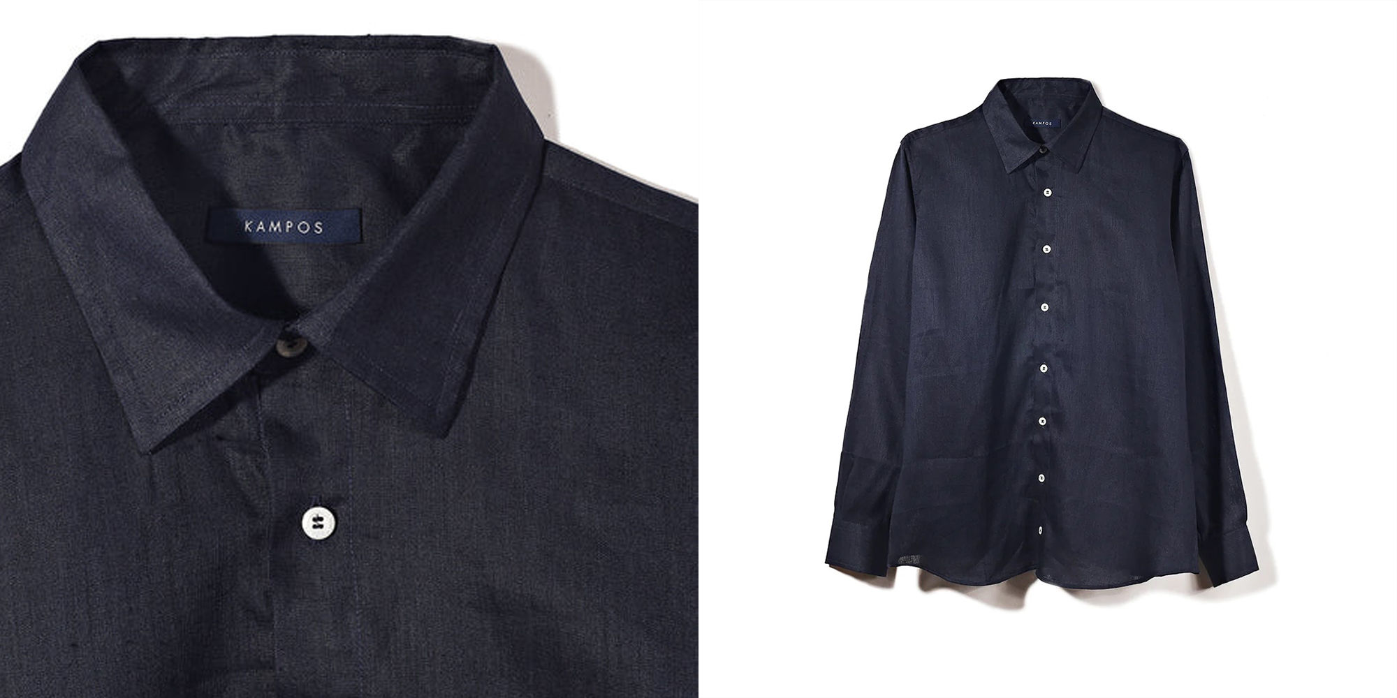 A dark blue Kampos Oxford.