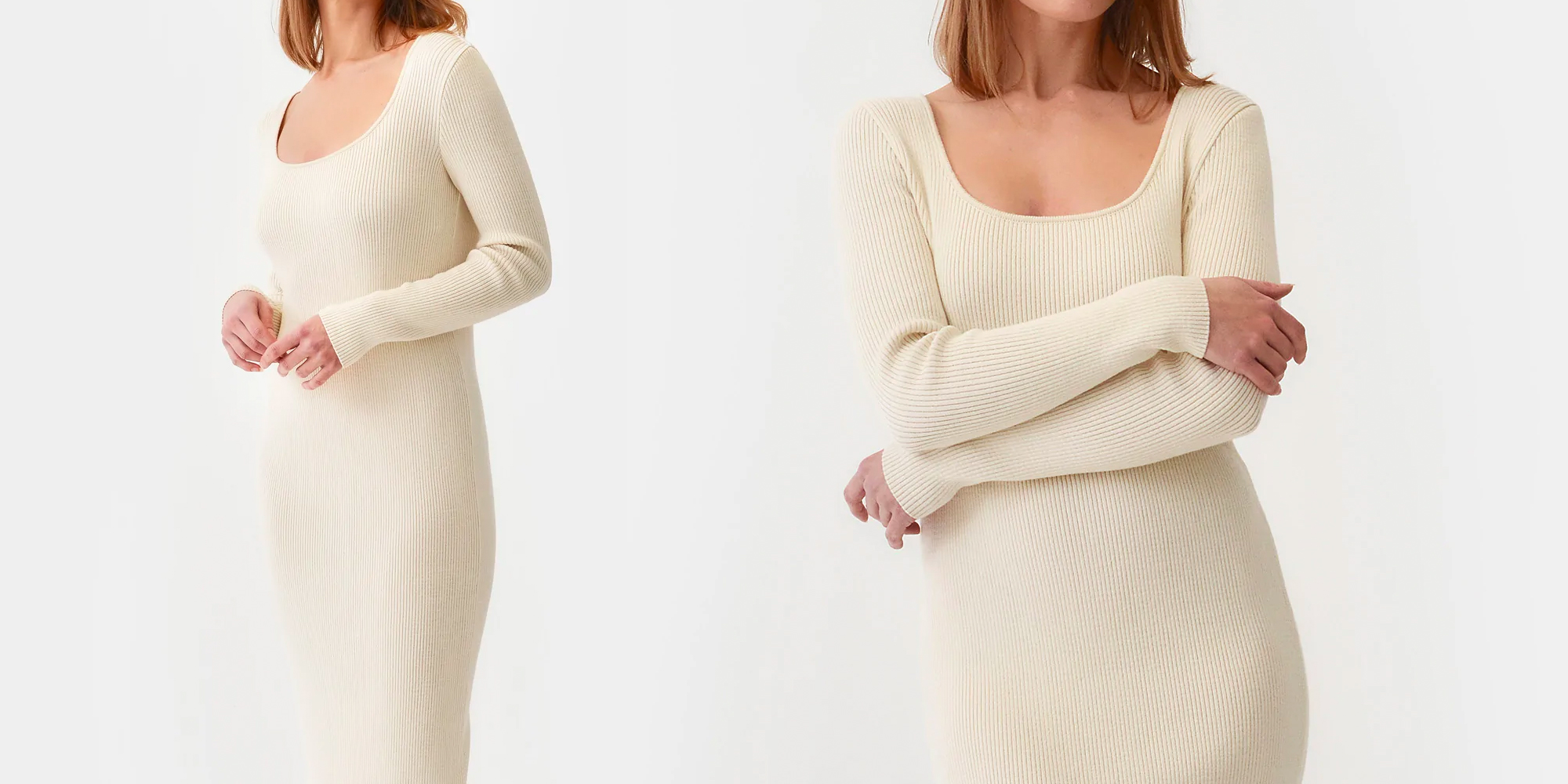 A maxi textured knit dress by Mila.Vert.