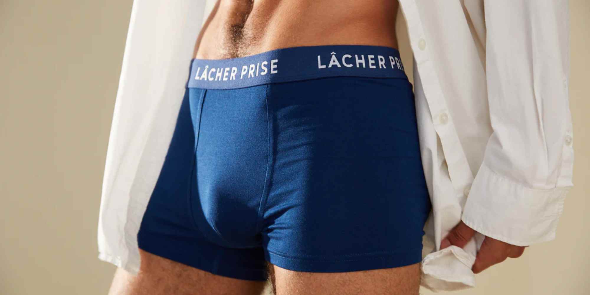 blue boxer shorts from lacher prise