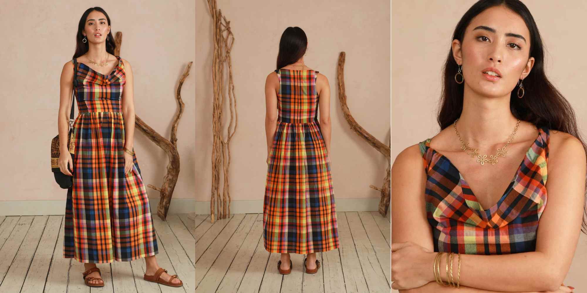 checked dress from indilisi