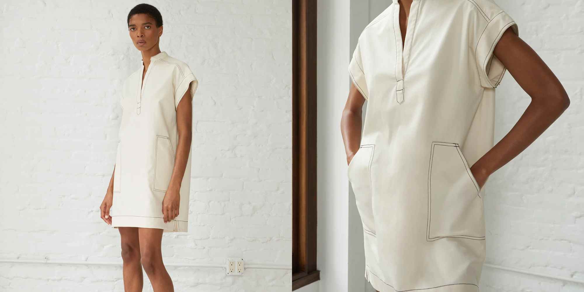 denim dress from minimalist