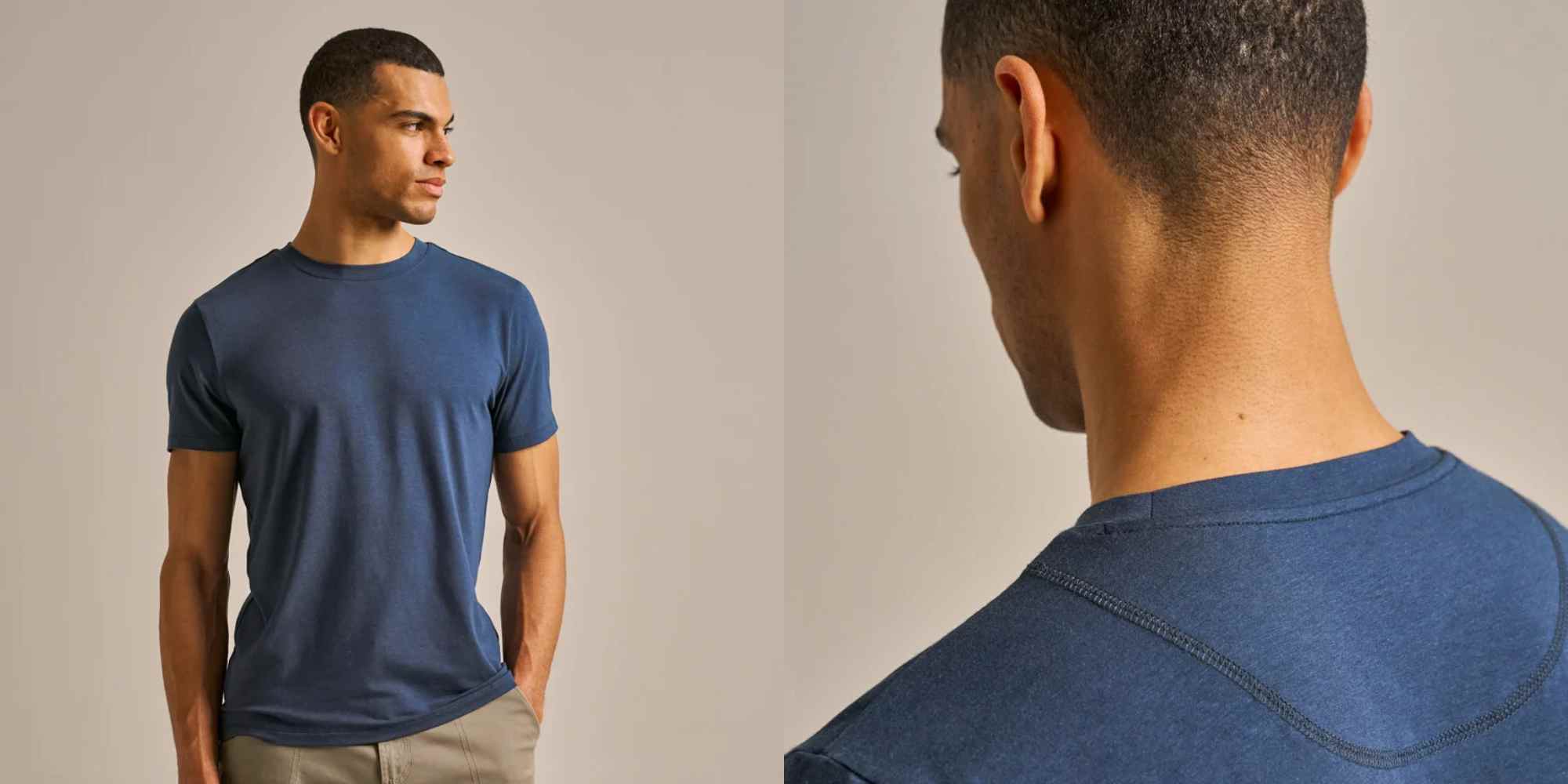 persona wearing t-shirt from bamboo clothing