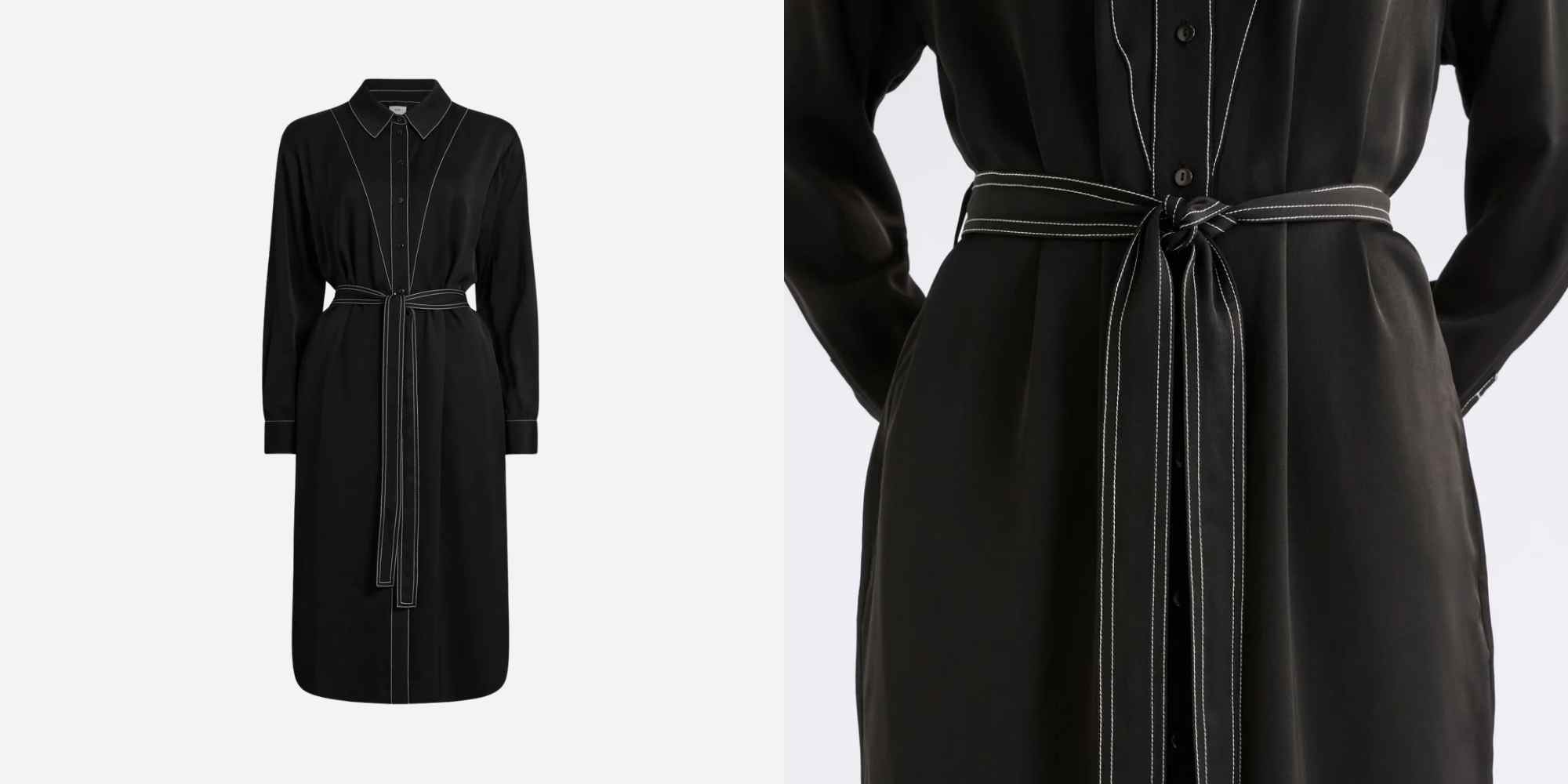 stitch detail dress from elk