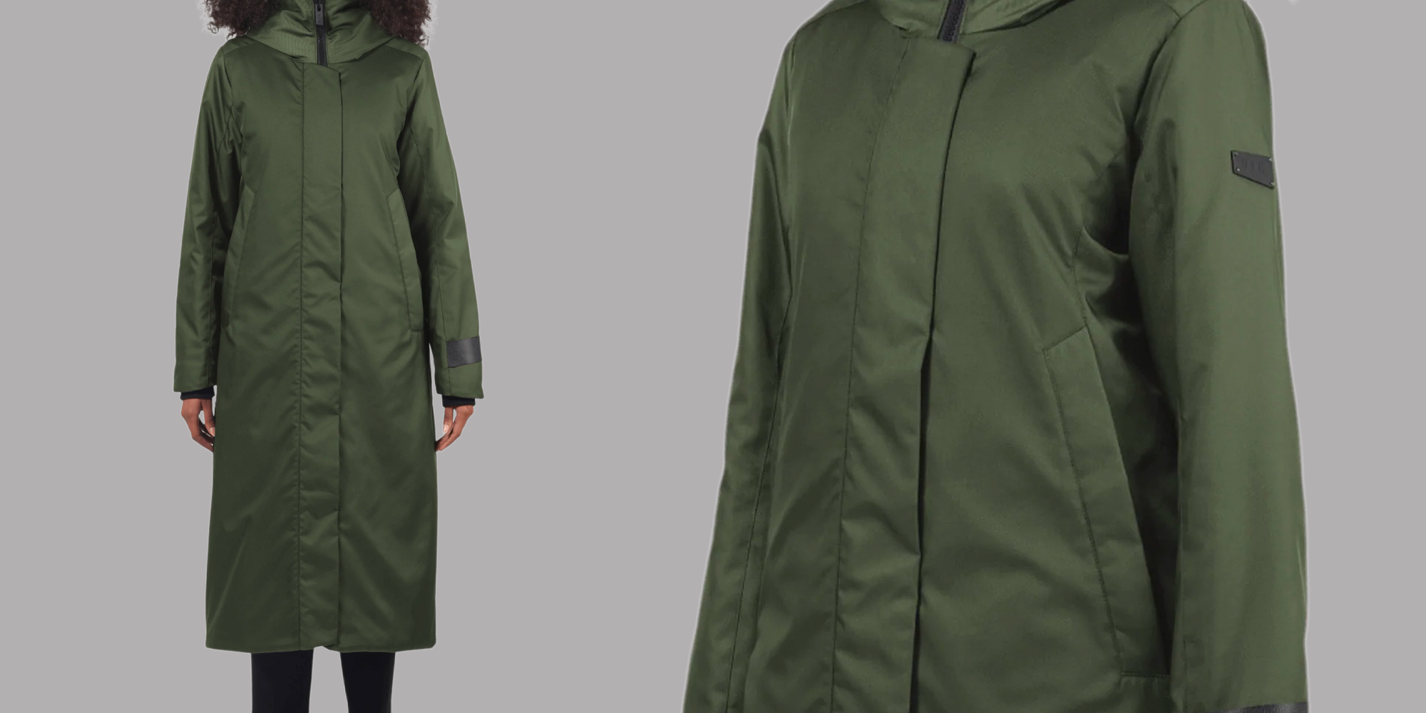 An extra-long Parka by BEDI.