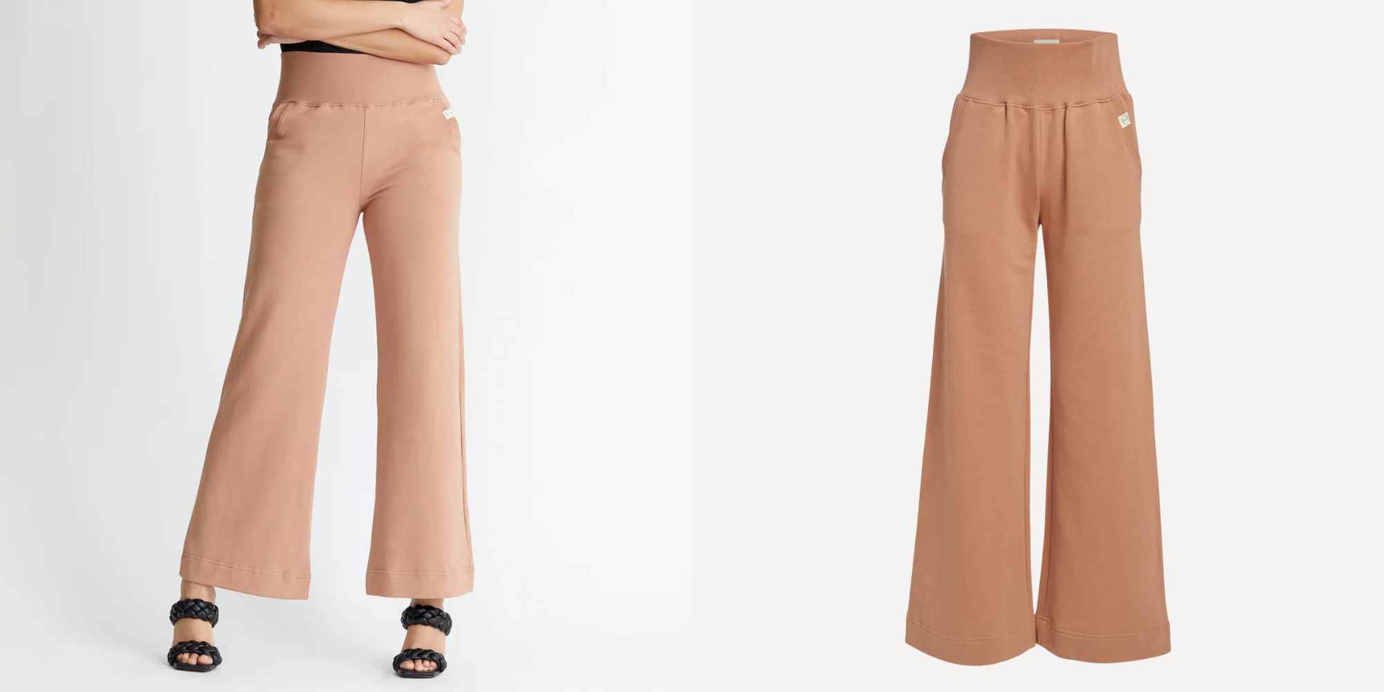 Pink wide leg trousers from Love Trust