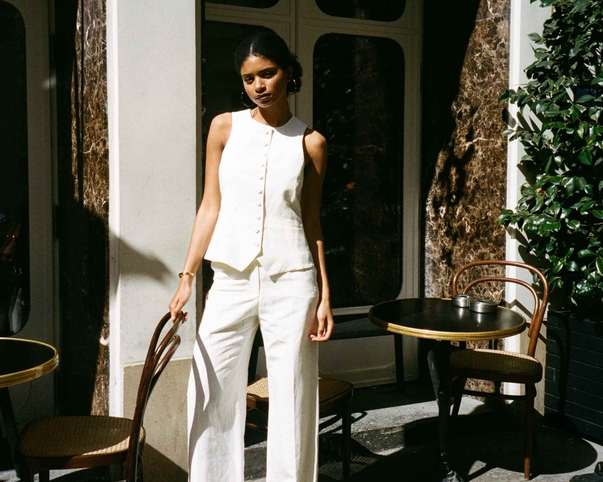 person wearing set from facettes studio