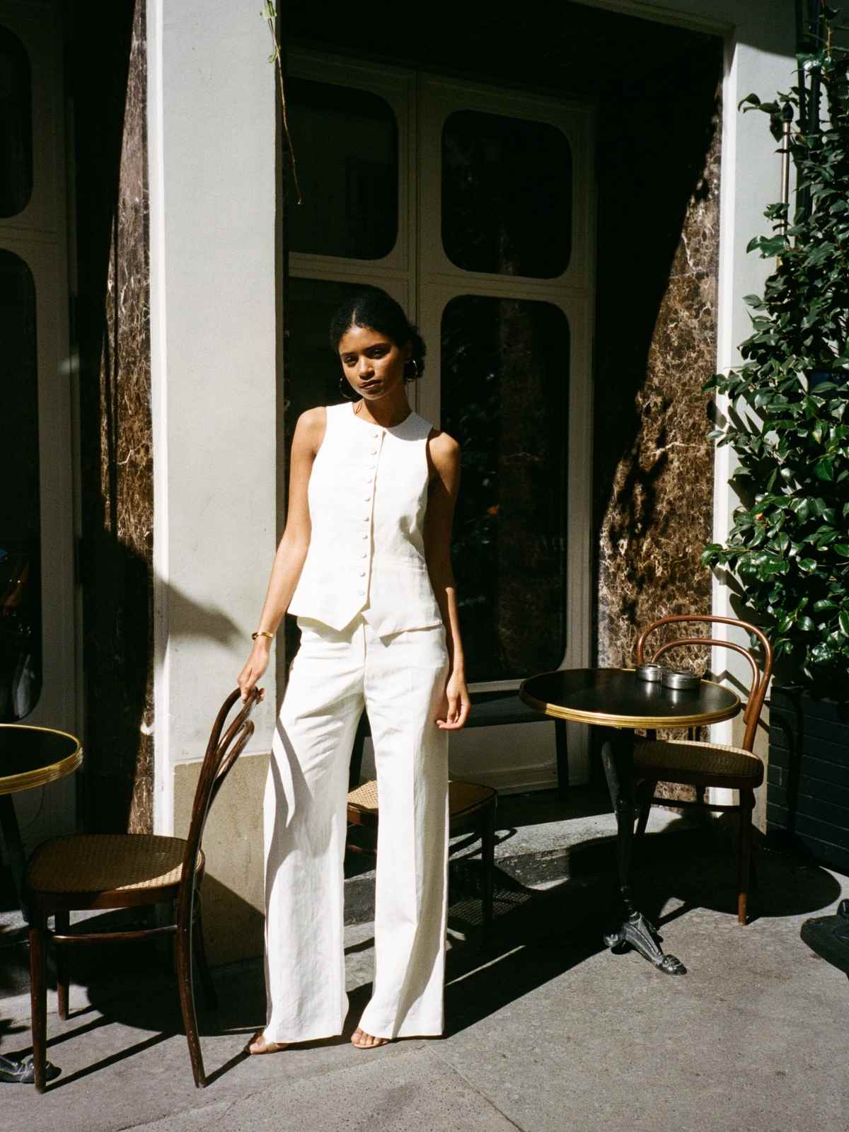 person wearing set from facettes studio