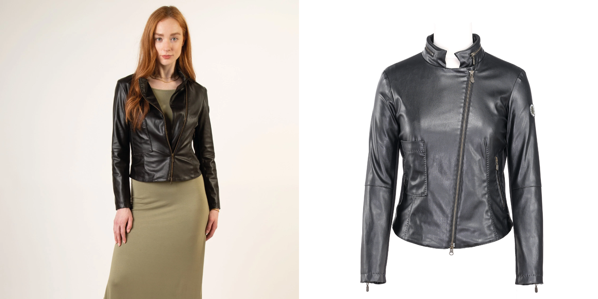 Someone in vegan leather jacket by Culthread.