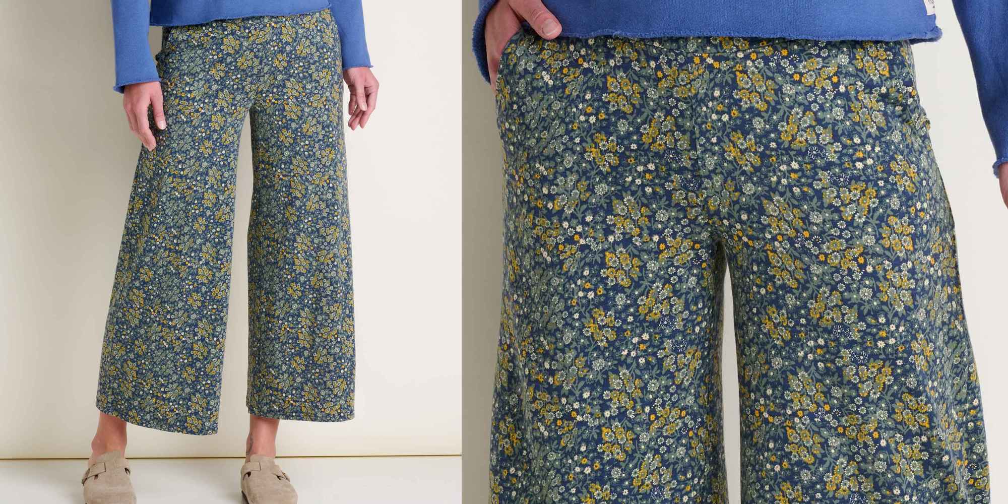 printed floral chaka trousers from Toad&co