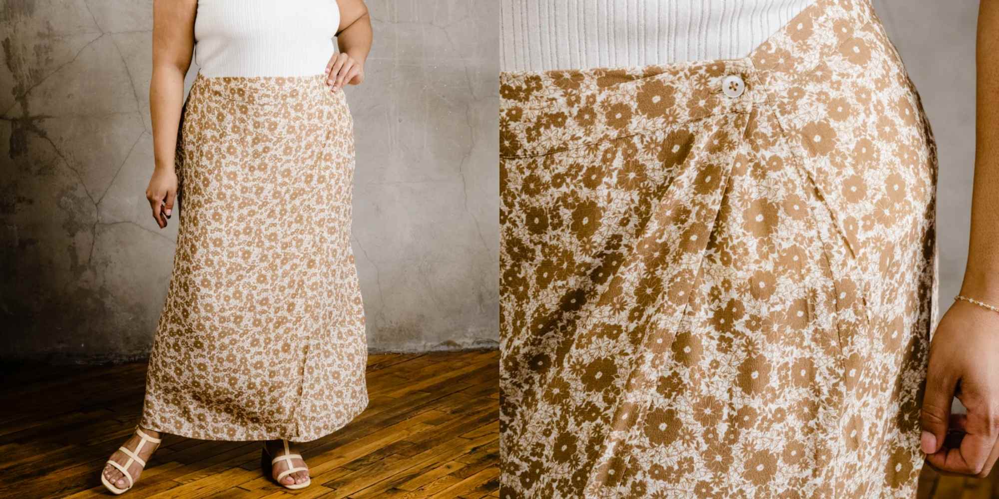 Floral skirt from Able