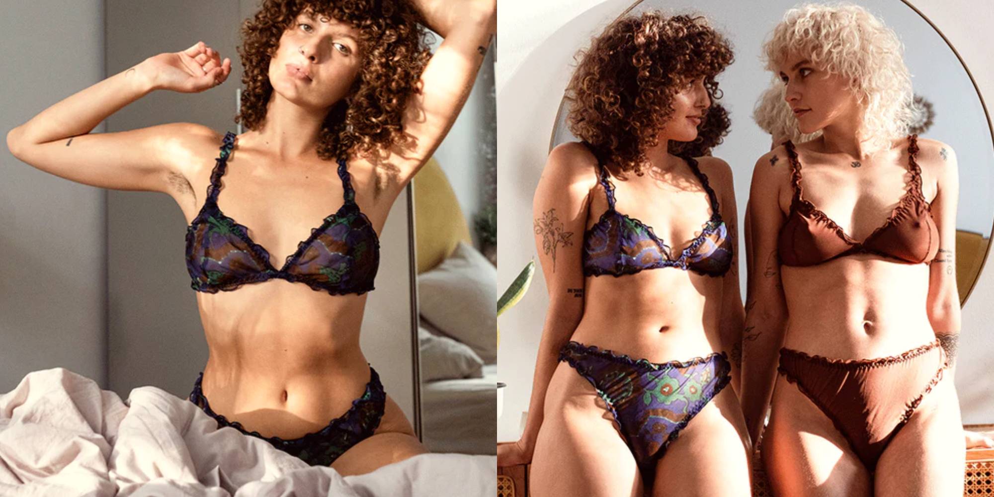 A light floral bralette by Anekdot.