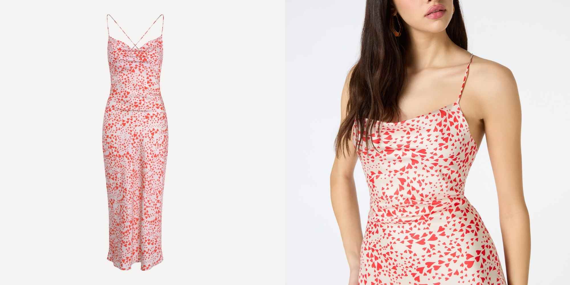 heart print dress from Omnes