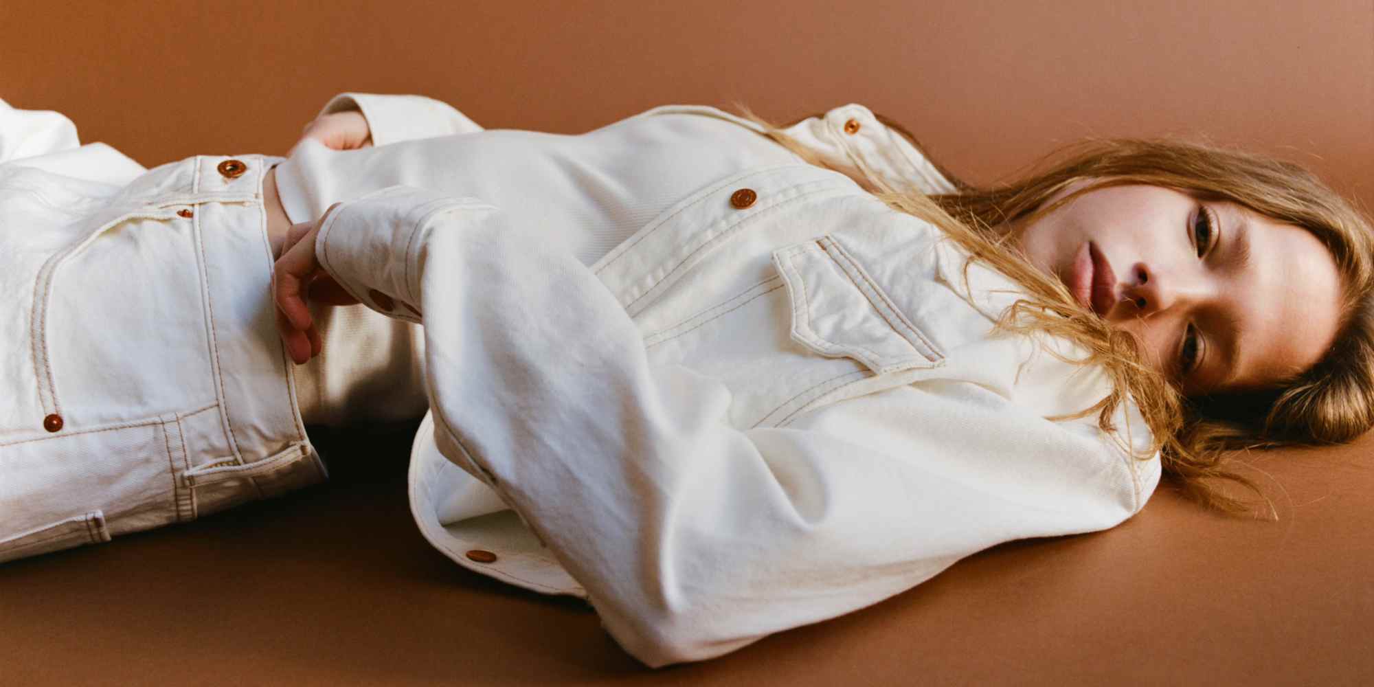 person wearing off-white denim from slvrlake