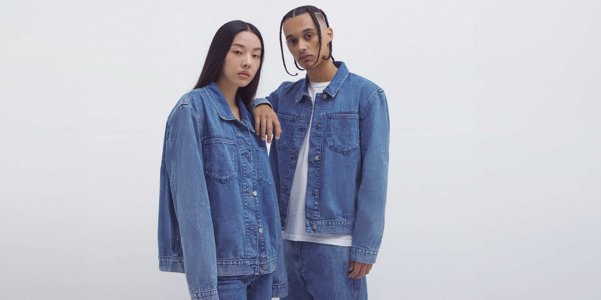 People in denim jackets and shirts by Non.