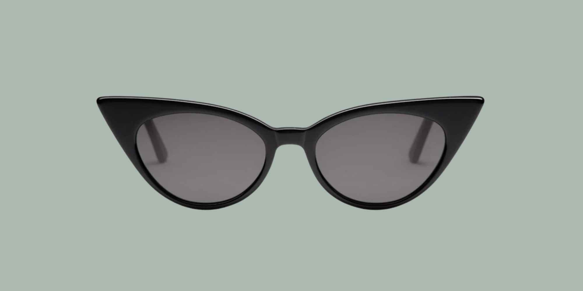 Black cat-eye sunglasses from Luna and Rose