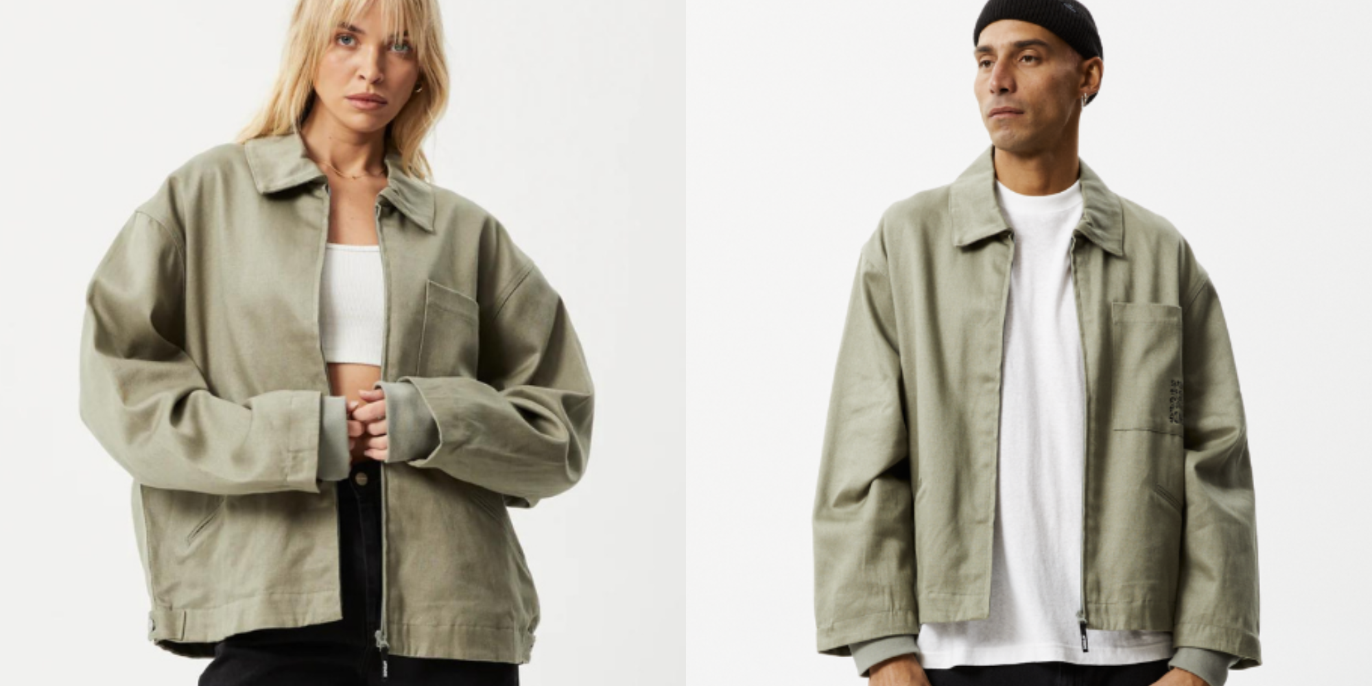 People in jackets by Afends.