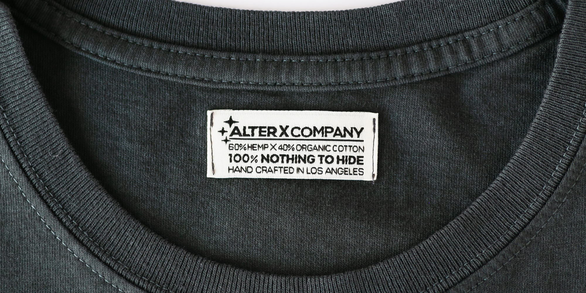 Alter x organic tee label