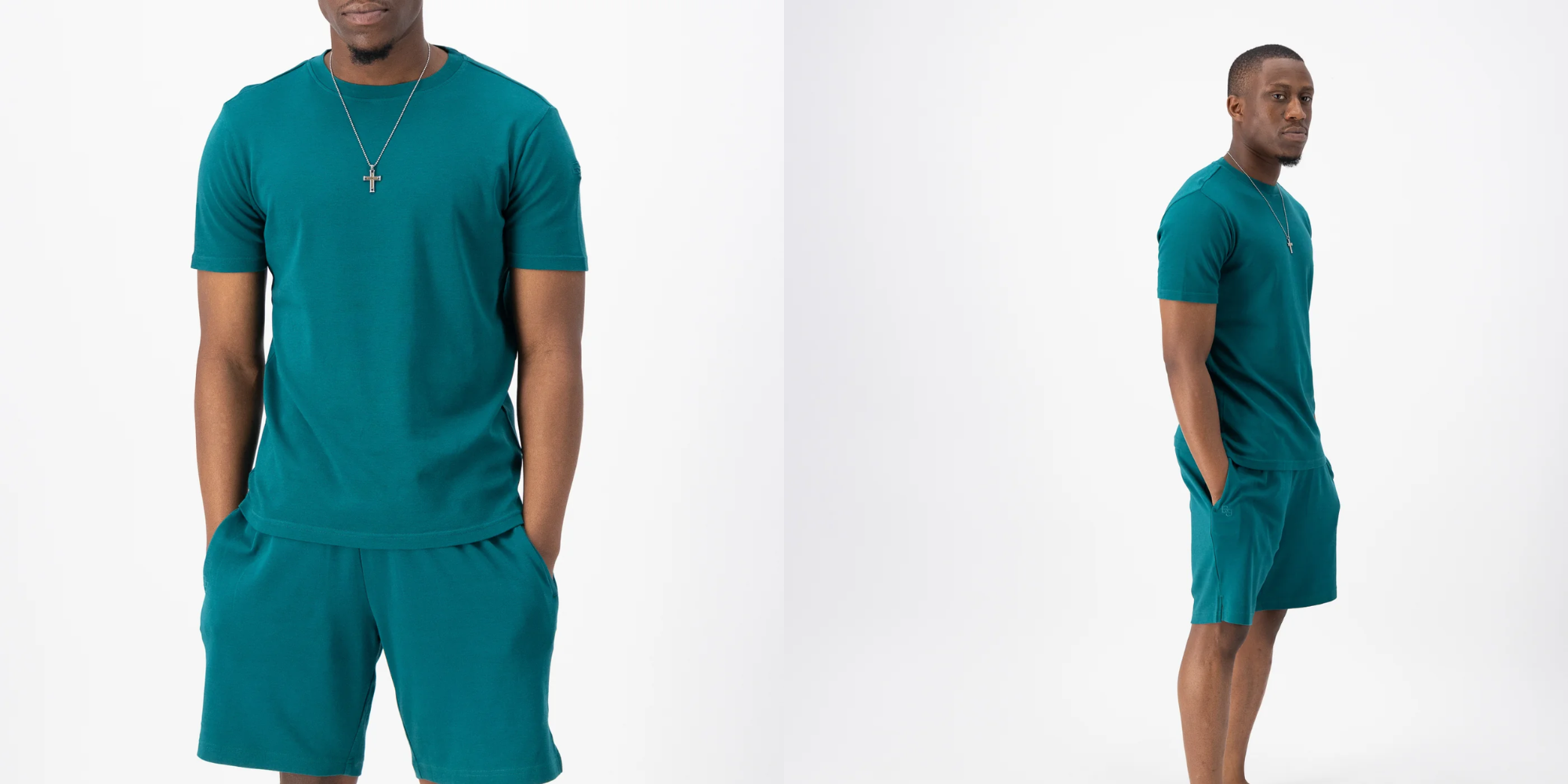 Someone in chai dye pj set by Bhumi.