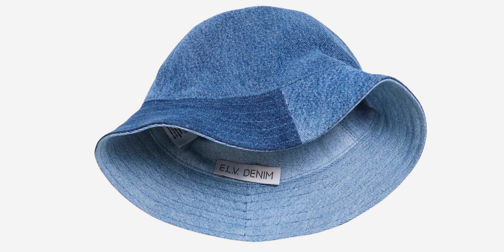 reversible denim bucket hat from elv denim