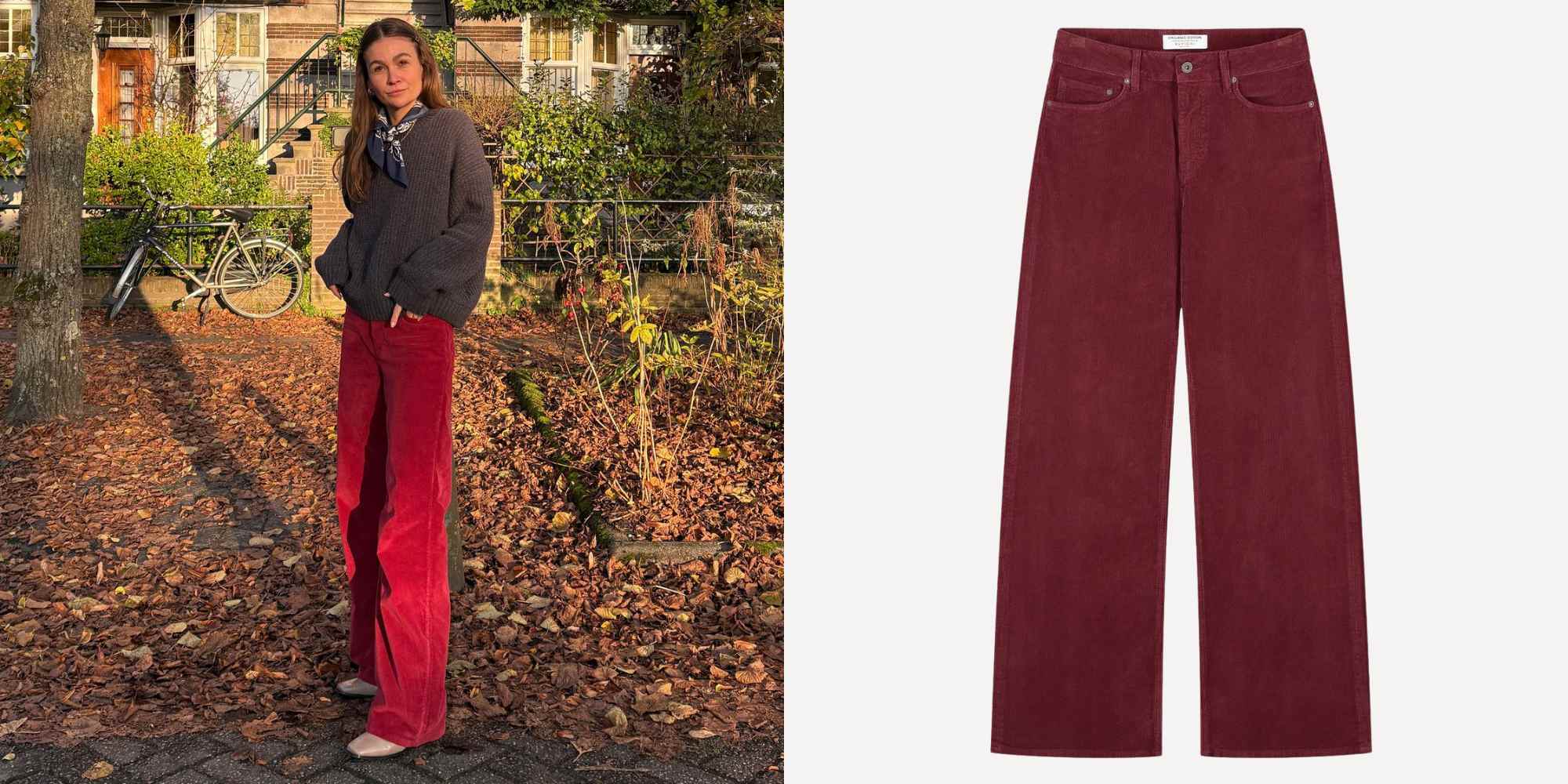 corduroy trousers from kuyichi