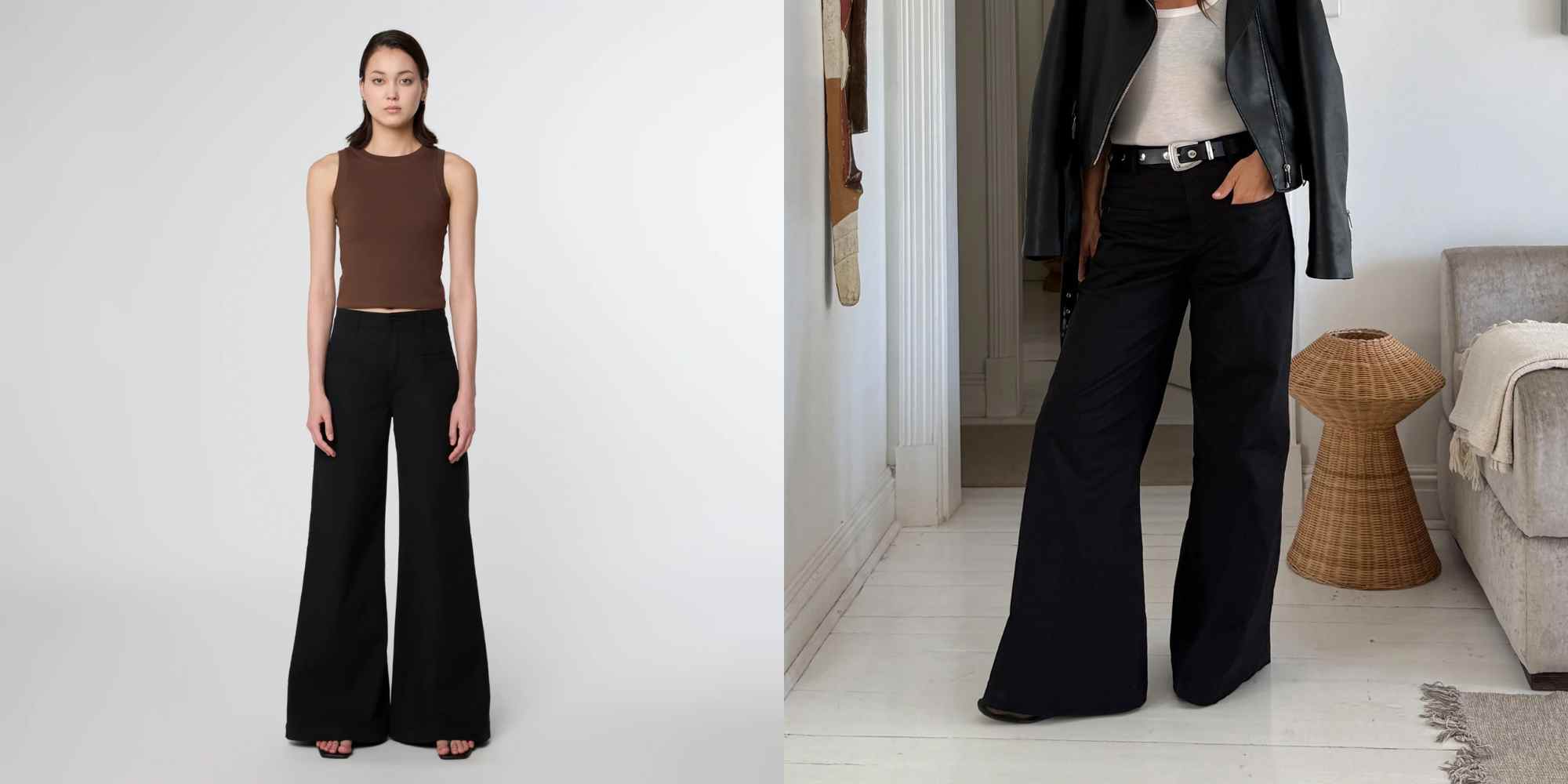 flared trousers from dawn denim