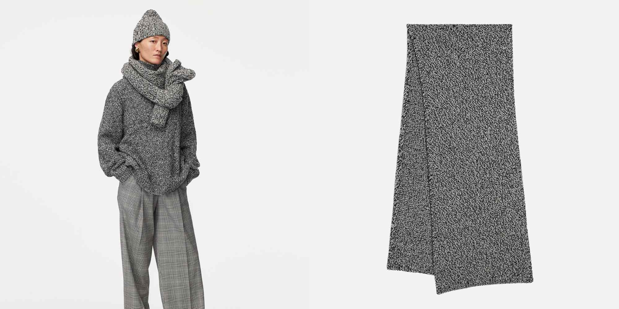 grey scarf from another tomorrow