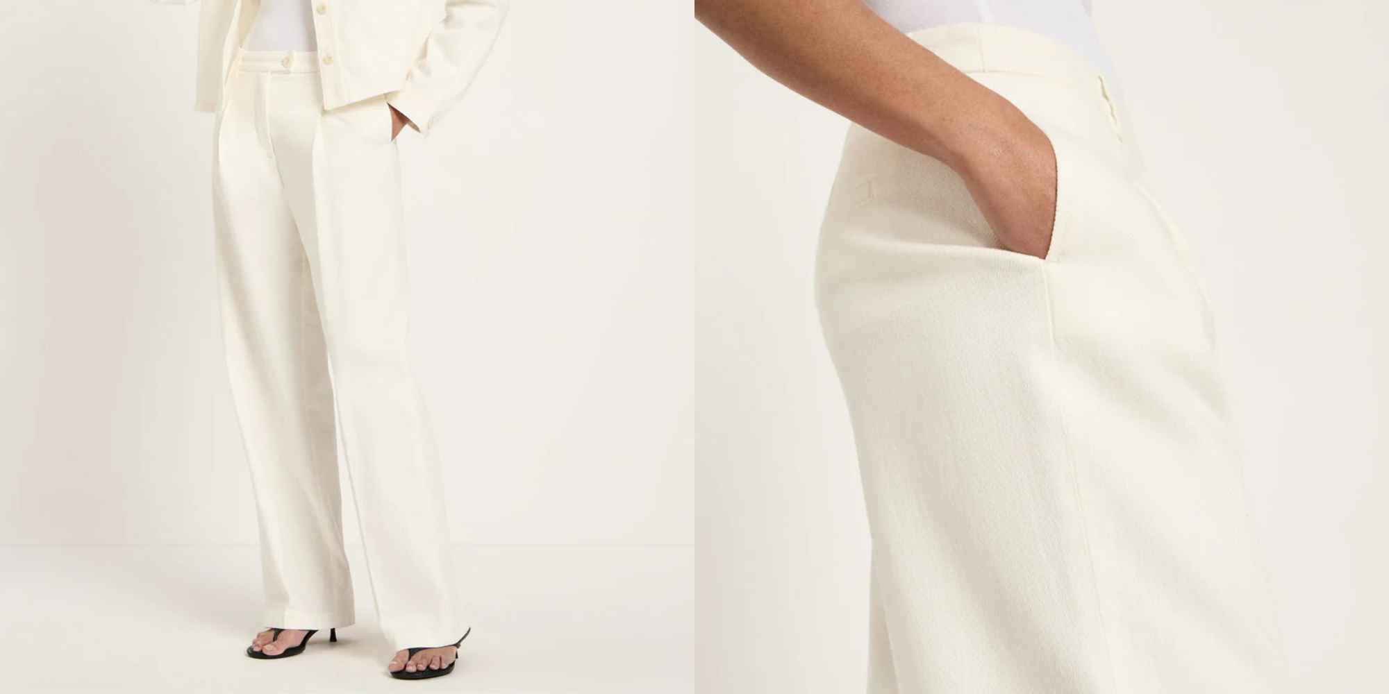 pleated smart trousers from lanius
