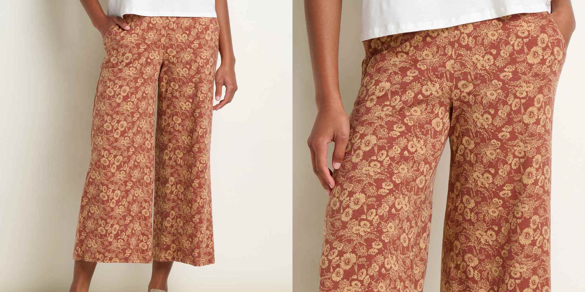 printed trousers from toad & co