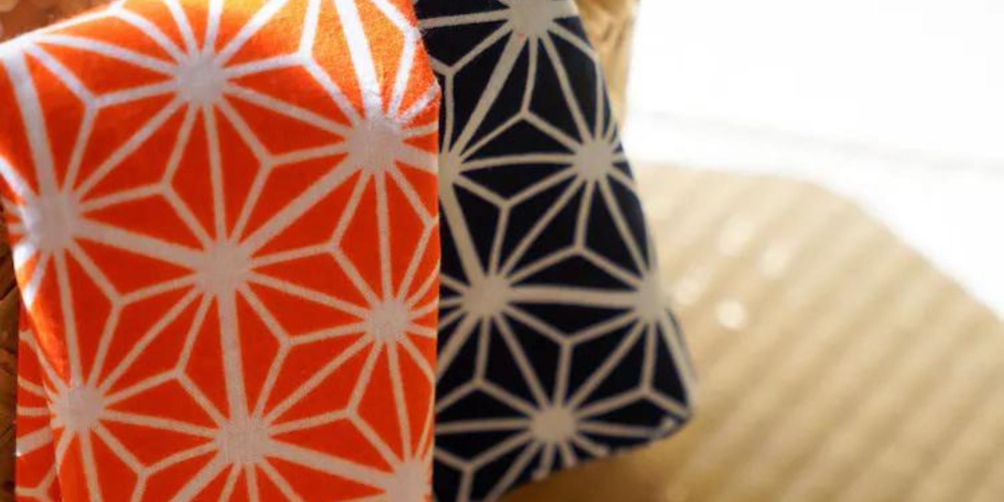 Close up of fabric from Japanese brand tennen.