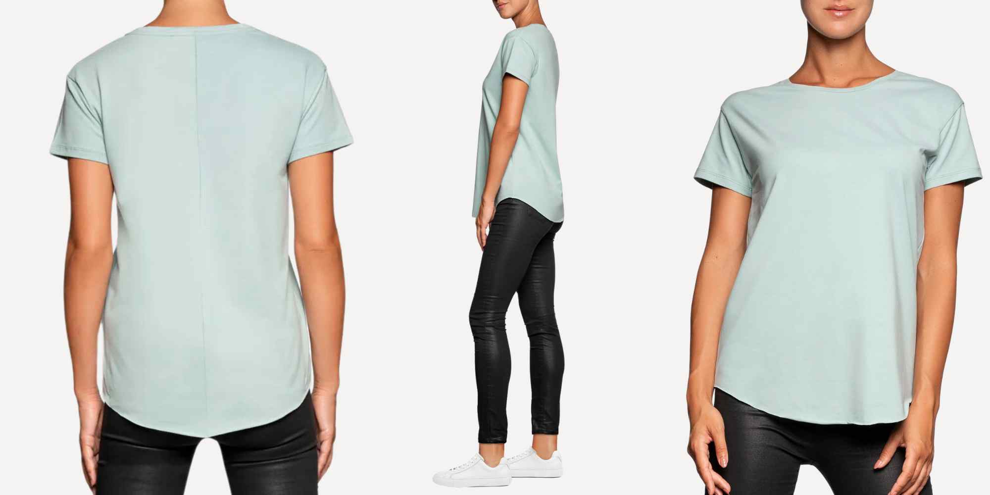 Person wearing cotton tshirt from Coco & Kandy