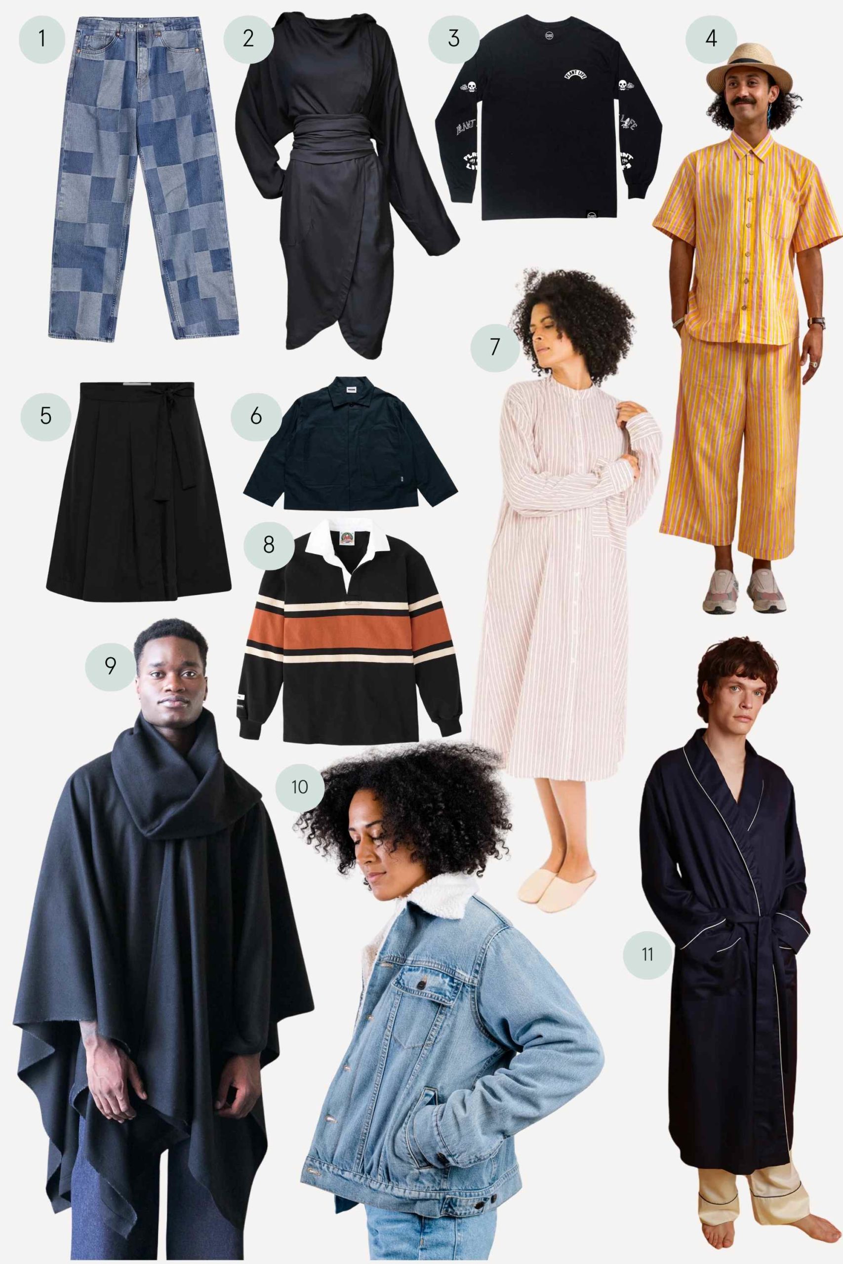 collage featuring products from more sustainable brands