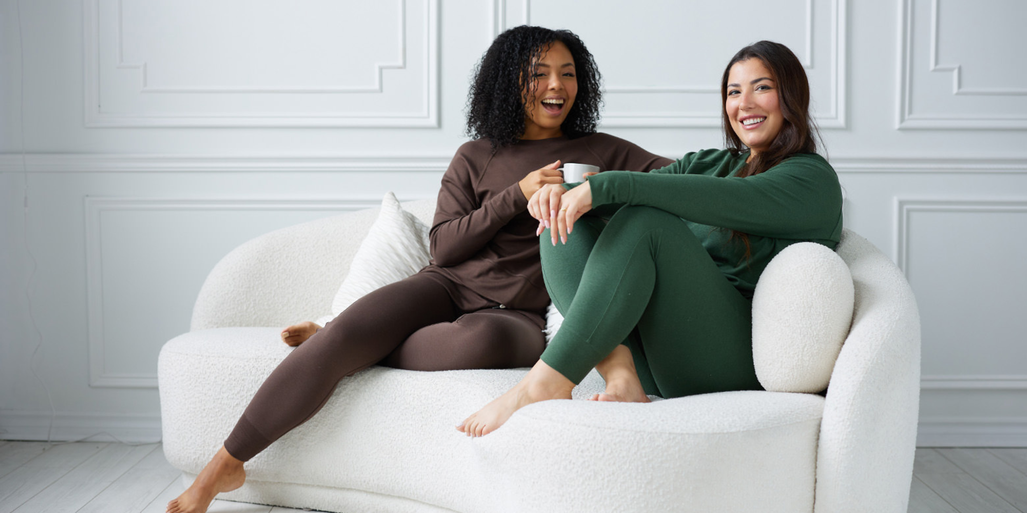 People in clothing from responsible brand Hernest Project.