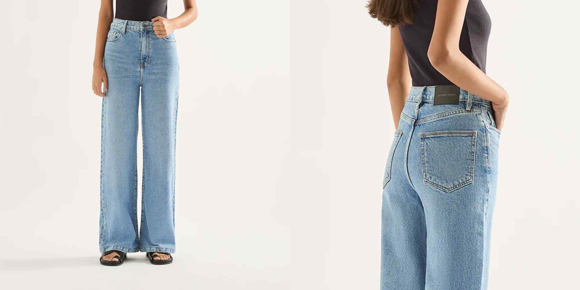 jeans with jacron patch from outland denim