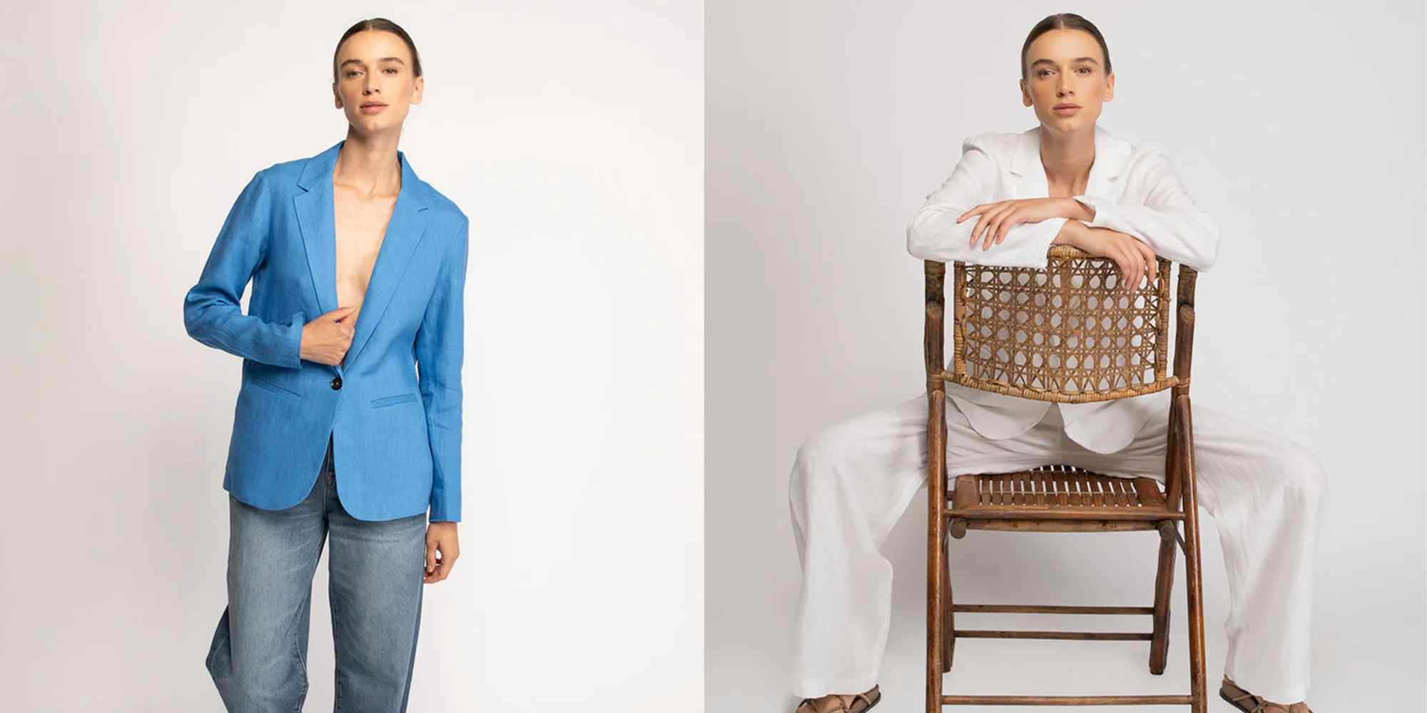 linen blazers from neu nomads