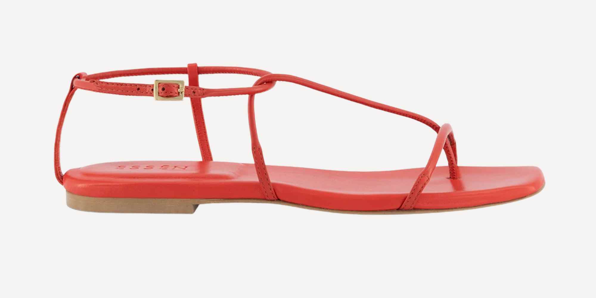 orange sandal from essen
