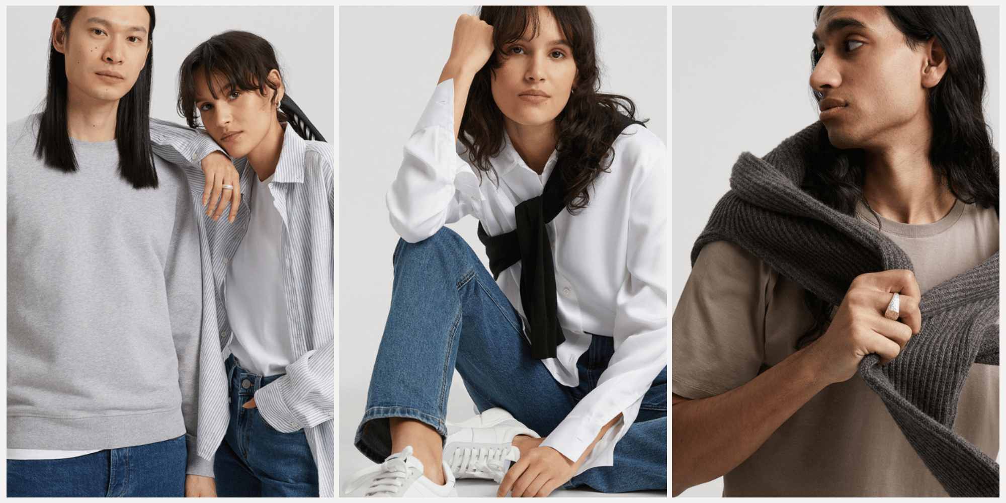 models wearing ASKET more sustainable clothing