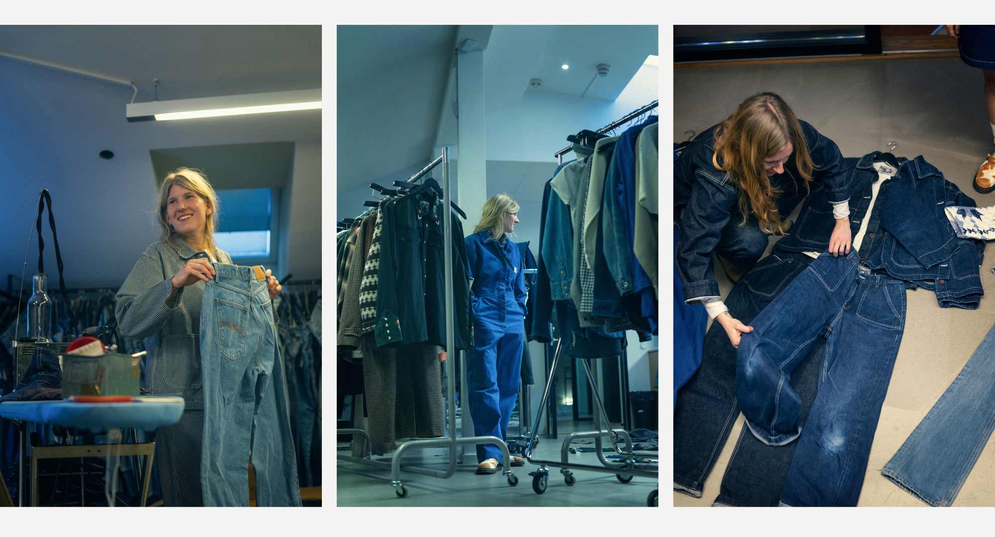 Behind the scenes of Nudie Jeans' denim production