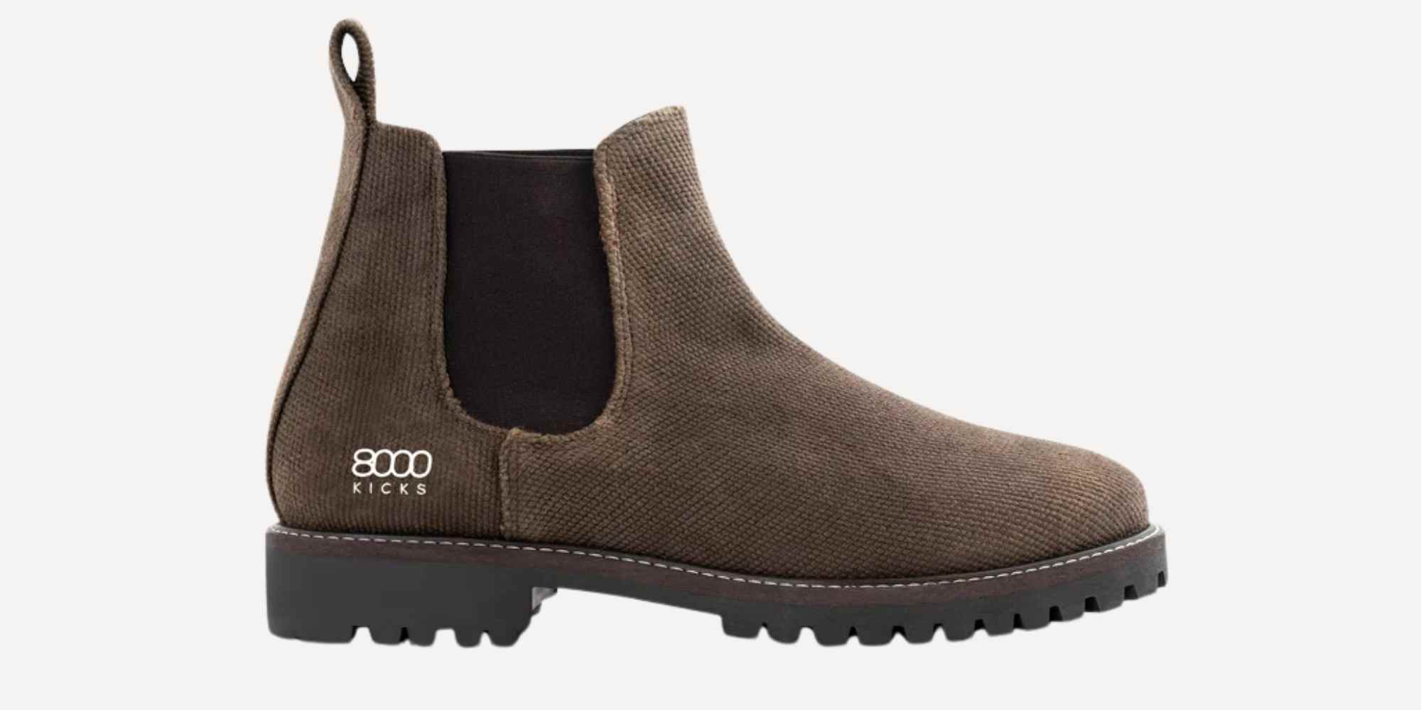 brown hemp chelsea boots from 8000kicks